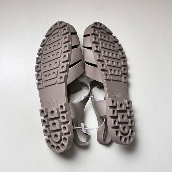 Old Navy Ankle Strap Buckle TAUPE Stylish Women's Sandals - Picture 5 of 7